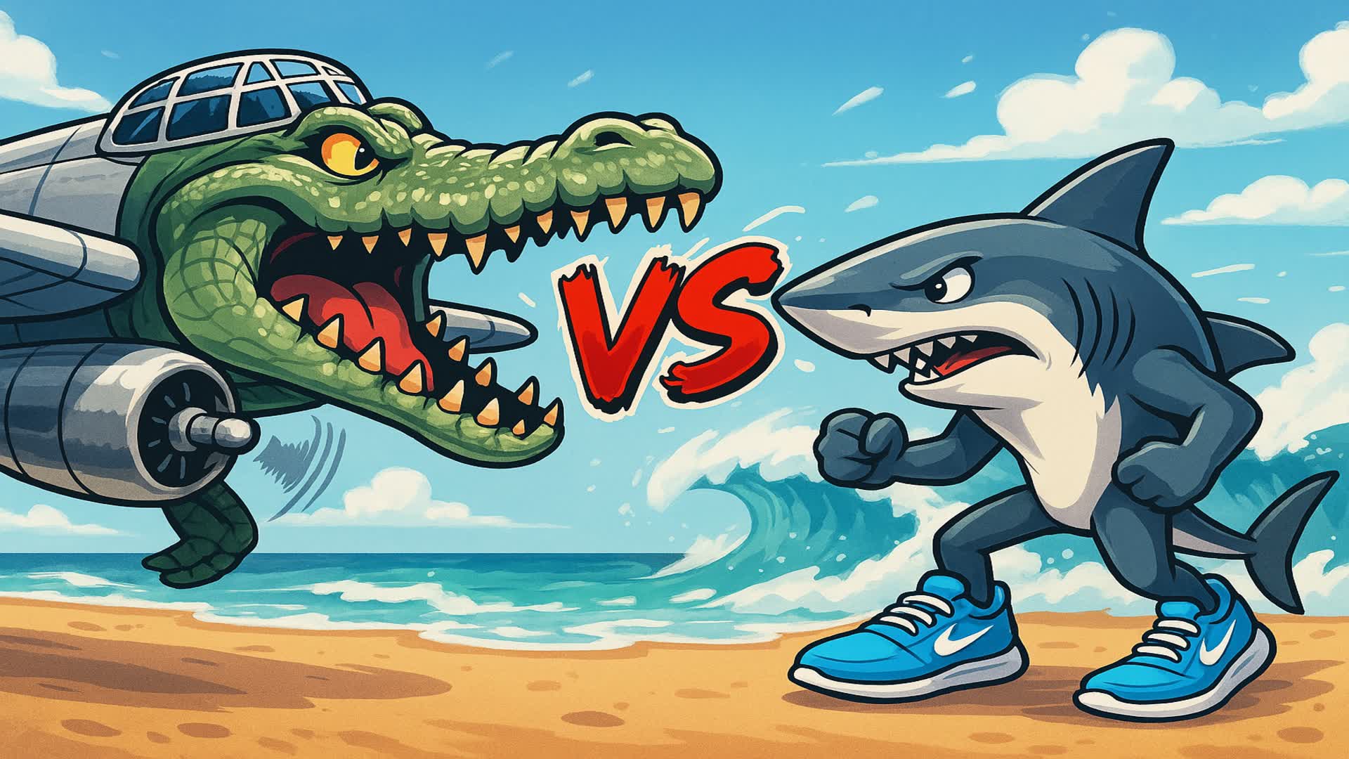bombardiro crocodilo vs tralalero tralala